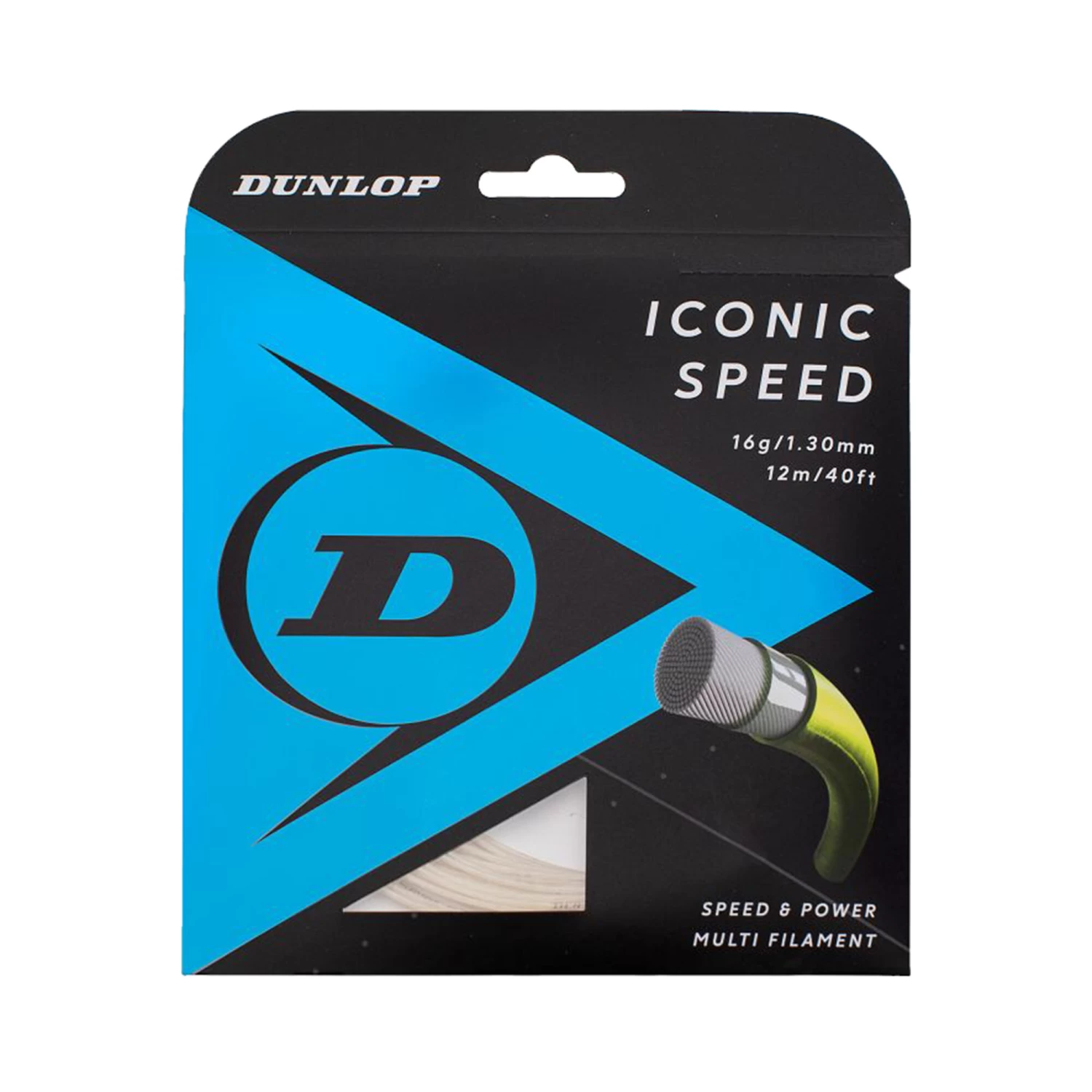 Dunlop Iconic Speed Cordage En Garniture 12m 3 Dunlop Iconic Speed Cordage En Garniture 12m