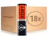 Dunlop Fort Clay Court 18 Tubes De 4 -Équipement De Tennis 0163700000 000