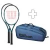 Wilson 2x Ultra Team V4.0 + Sac De Tennis -Équipement De Tennis 03858000 000