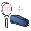 Wilson 2x Ultra 100UL V4.0 + Sac De Tennis -Équipement De Tennis 03859000 000