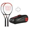 Wilson 2x Clash 100L + Sac De Tennis