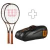 Wilson 2x Pro Staff 97 V14 + Sac De Tennis -Équipement De Tennis 03981000 000