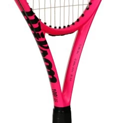 Wilson Clash 100L V2.0 Bright Neon Pink Raquette De Compétition -Équipement De Tennis 04005000 10