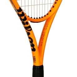 Wilson Burn 100 V5 Bright Neon Orange Raquettes Test -Équipement De Tennis 04007800 10